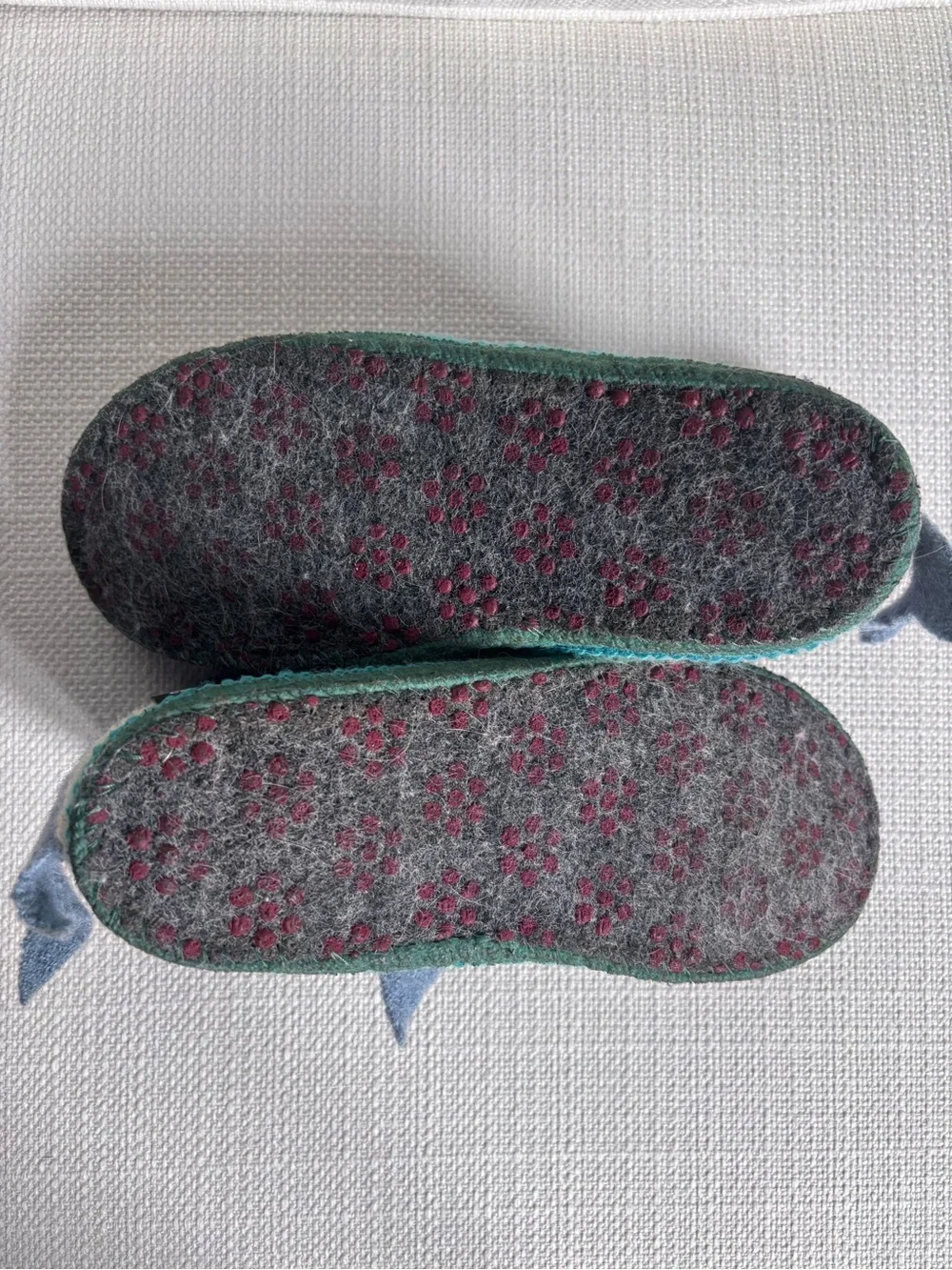 Garnet Hill Blue Shark Kids Slippers